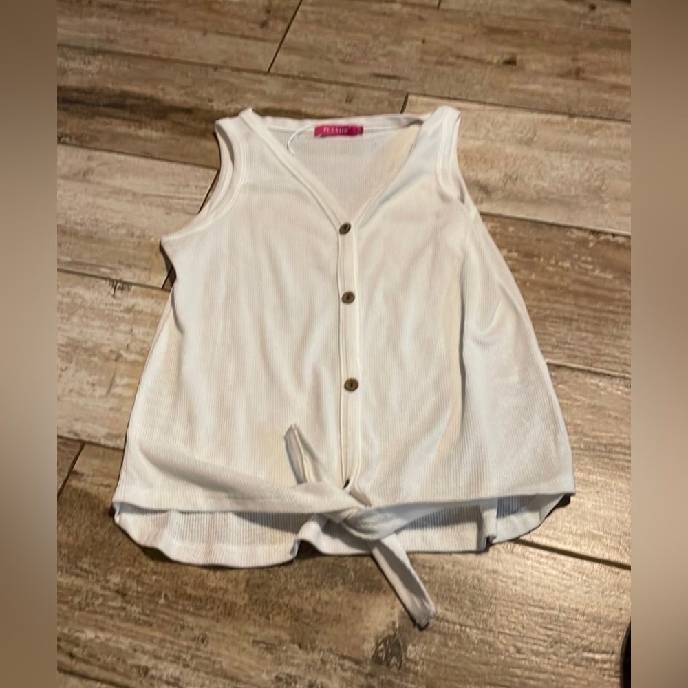 Small white tank top